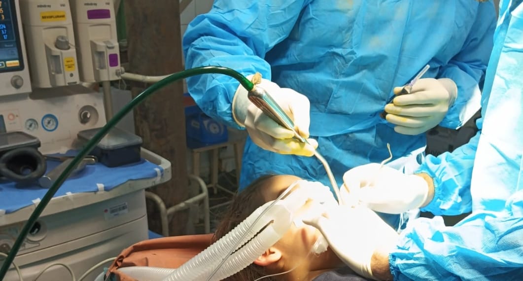 SDH Seer Hamadan performs landmark dental surgery under general anaesthesia