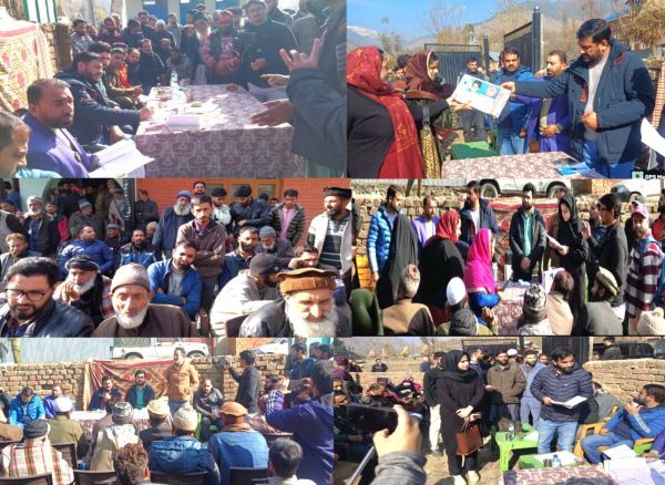 MLA Kupwara presides over Public Darbar at Kalaroos; listens to public issues