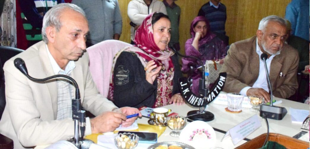Present govt is people’s government, committed towards welfare of public: Sakeena Masood