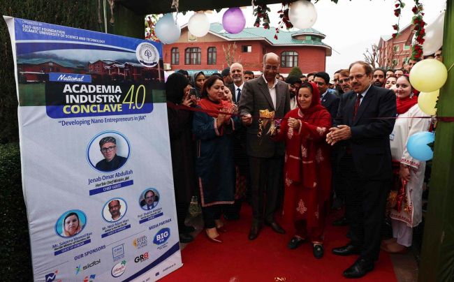Sakeena Masood inaugurates, addresses National Academia Industry Conclave 4.0 at IUST