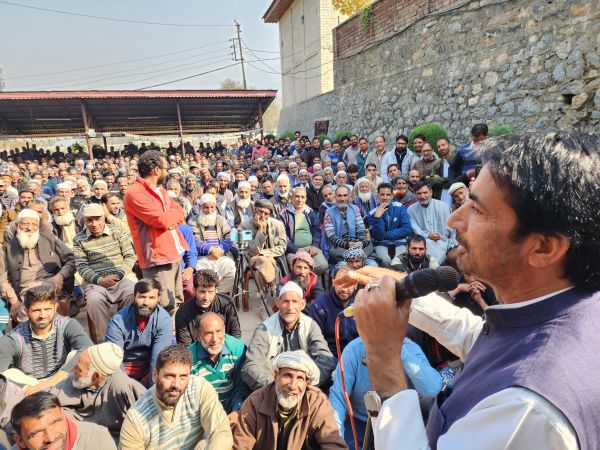 G.A. Mir addresses party delegates, calls for strengthening efforts to address public issues