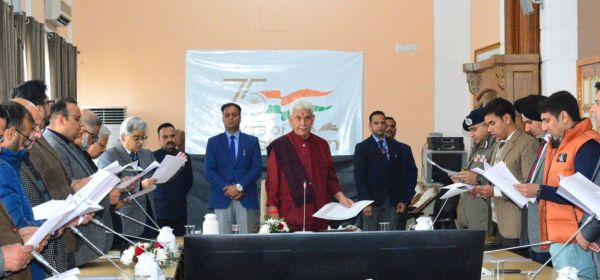 Constitution Day celebrated across J&K, LG leads officers in reading Preamble