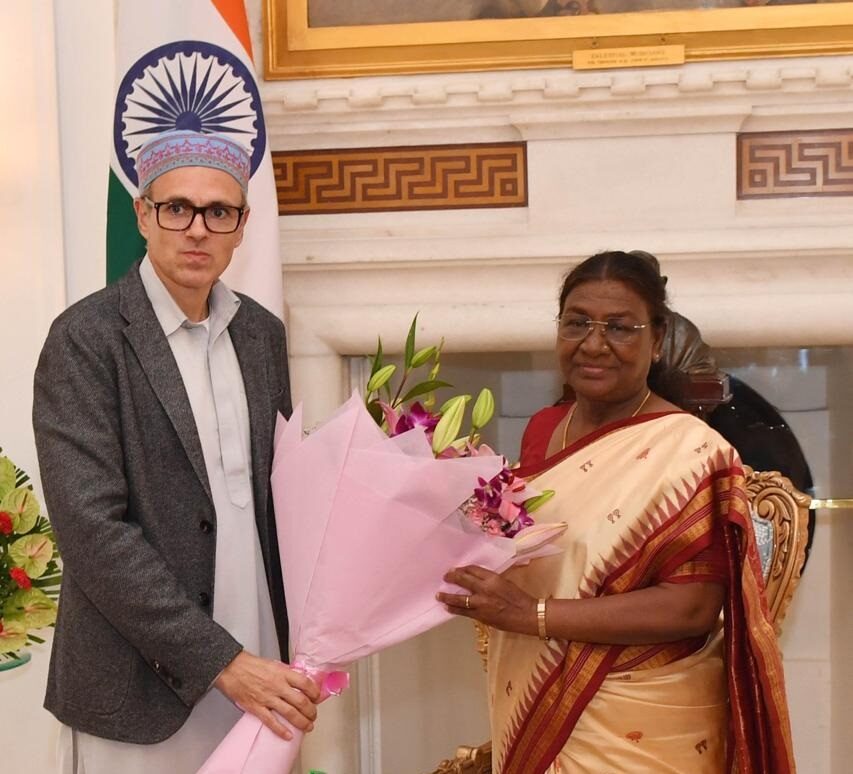 CM Omar Abdullah calls on President Murmu