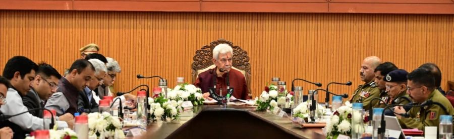 Focus on complete elimination of terror ecosystem: LG Sinha