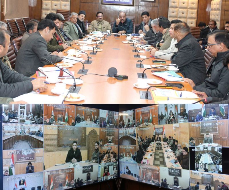 Deputy Chief Minister reviews winter preparedness for snow clearance in J&K