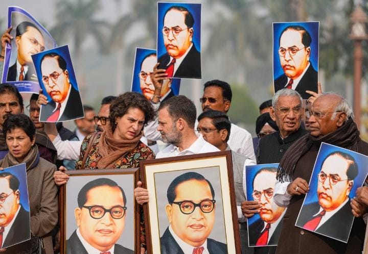 Cong demands resignation of Amit Shah over Ambedkar remarks