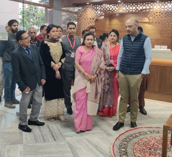 Pr Resident Commr inspects status of works at J&K House, Chanakyapuri, New Delhi