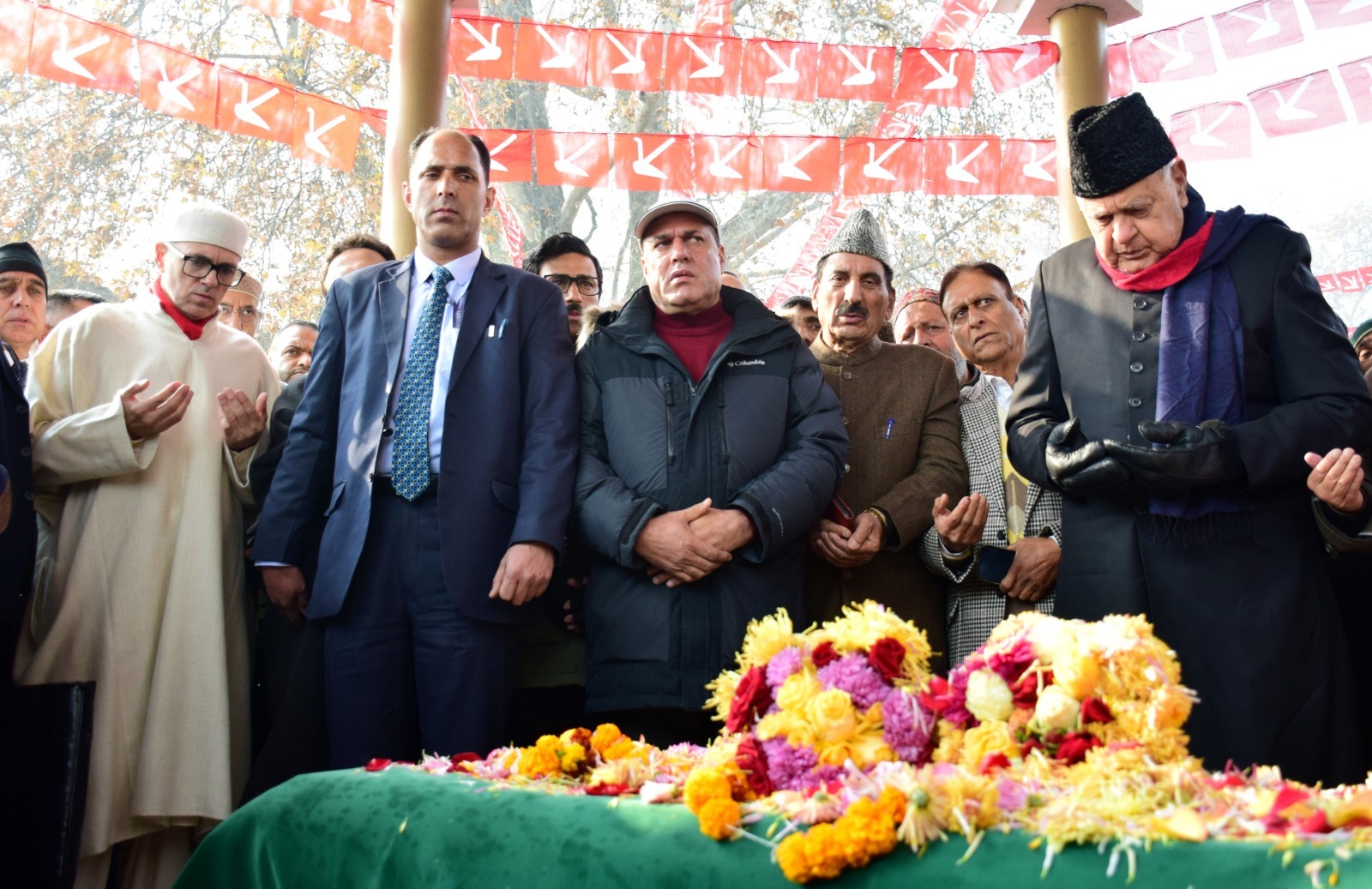 NC pays tributes to party founder Sheikh Abdullah on birth anniversary
