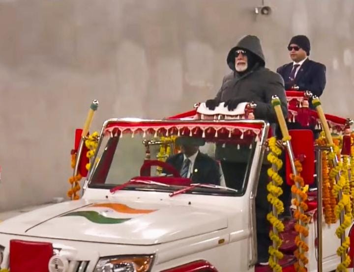 PM inaugurates Z-Morh tunnel