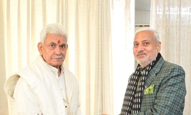 MLA Jammu north, others call on LG