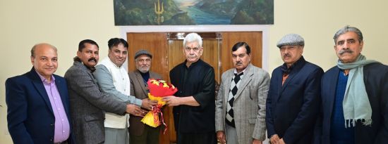 Delegation of J&K Reserved Categories Empowerment Alliance calls on LG