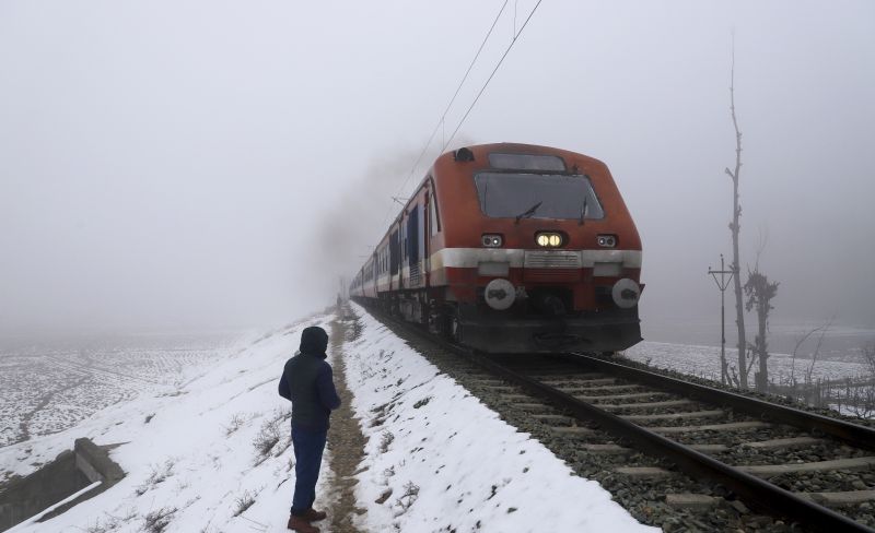 First successful trial run of train on Katra-Banihal section held