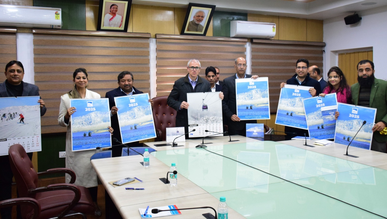CM Omar Abdullah releases Tourism Dept’s calendar, trekking maps