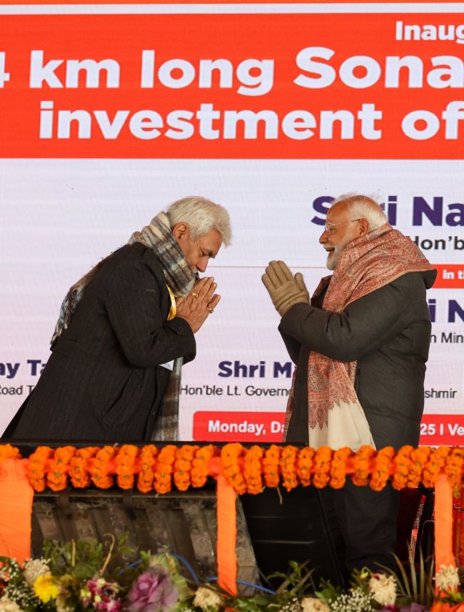 PM Modi has taken J&K out of darkness of despair, set it on path of bright future: LG Sinha