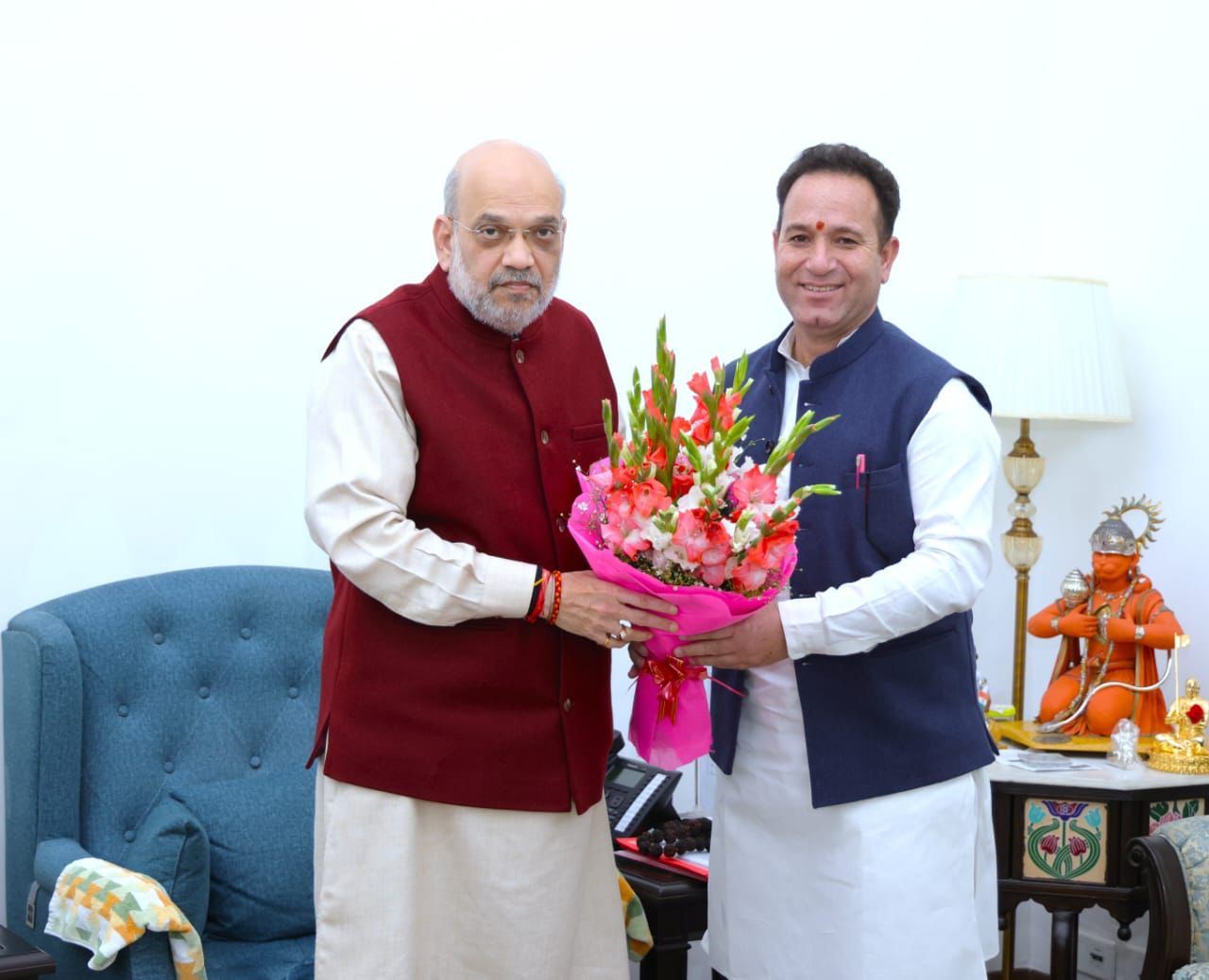 Sunil Sharma meets Home Minister Amit Shah, discusses key J&K issues