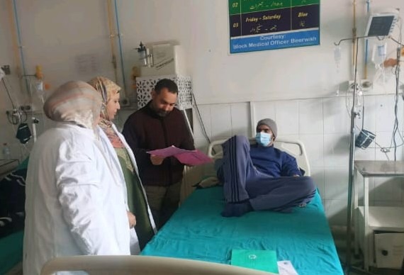 SDH Beerwah administers life-saving chemotherapy amid snowy weather
