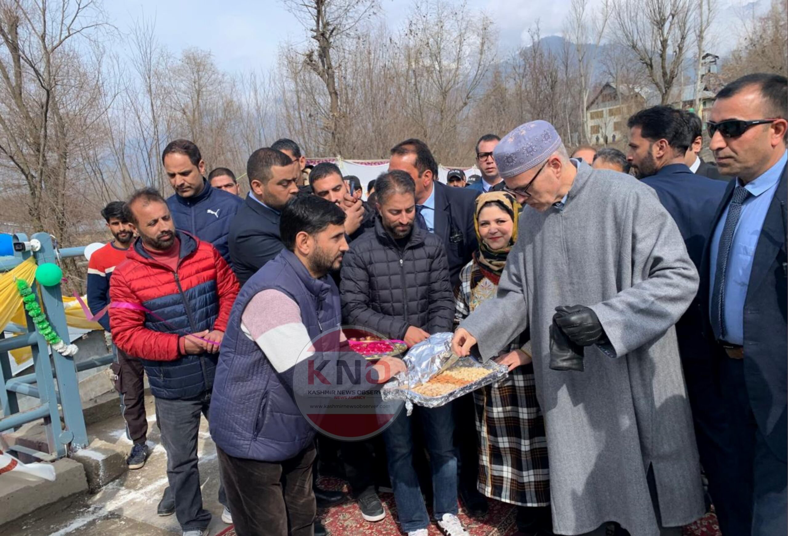 CM Omar Abdullah inaugurates Akhal-Kangan bridge in Ganderbal