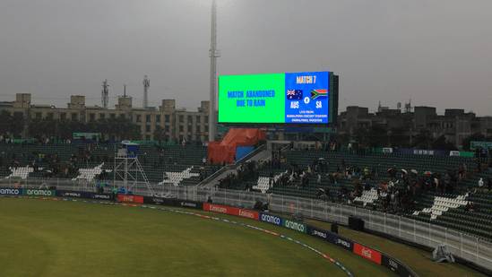 Rain plays spoilsport in Rawalpindi as Australia, South Africa share a point each 