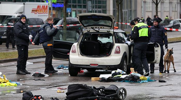 At least 28 hurt as driver plows into demonstration in Germany