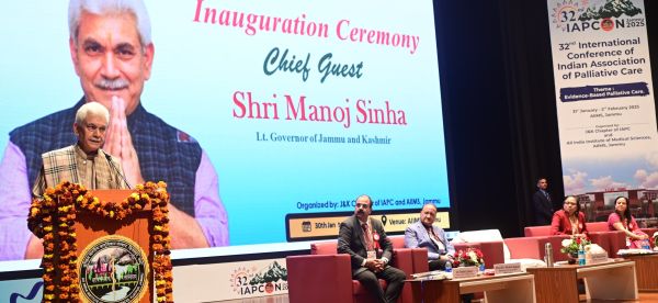 LG calls for multi-sectoral partnerships for training human resource for palliative care