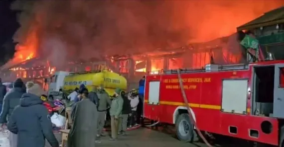 Over 40 structures gutted in Sonamarg fire incident