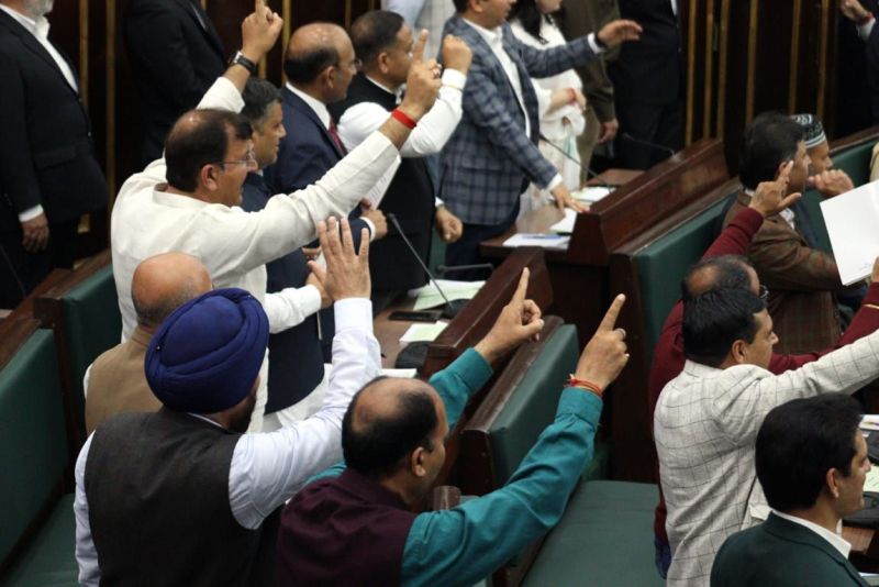 BJP MLAs walkout from Assembly over use of force against protesting daily-wagers