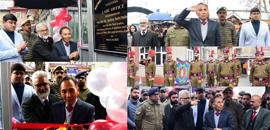 Chief Justice visits DCC Ganderbal, assesses measures concerning court management, infrastructure