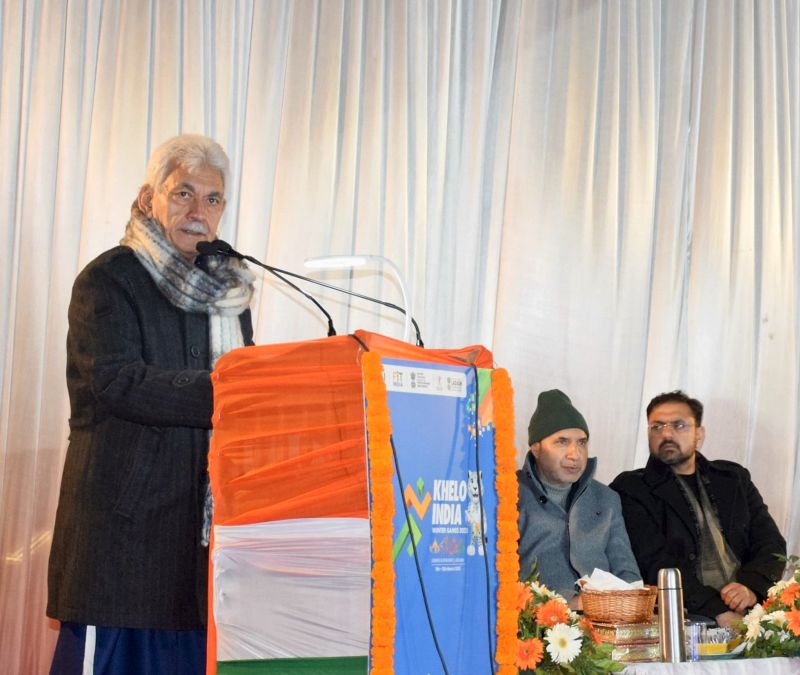 LG attends inaugural ceremony of 5th Khelo India Winter Games at Gulmarg
