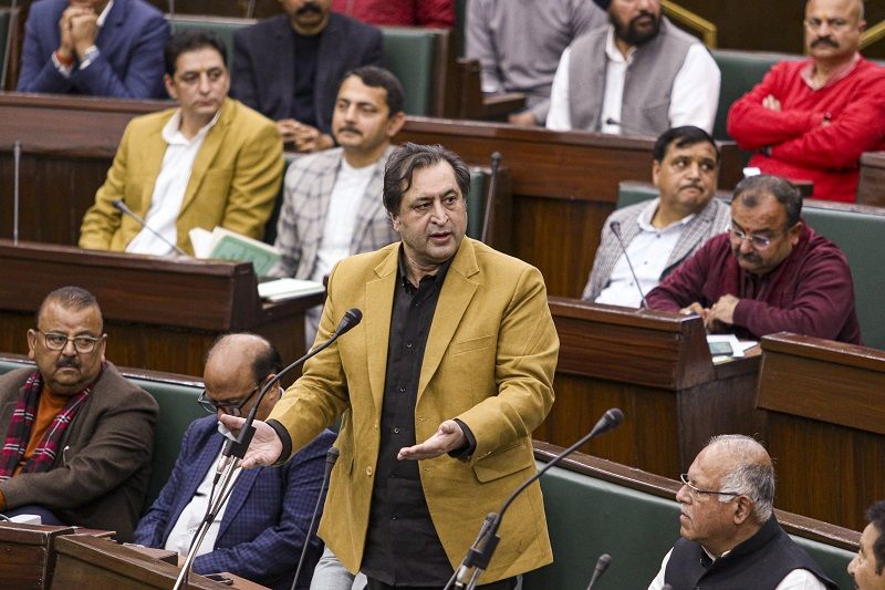 Sajad Lone walks out of J&K Assembly after Speaker disallows his motion on Article 370, PSA