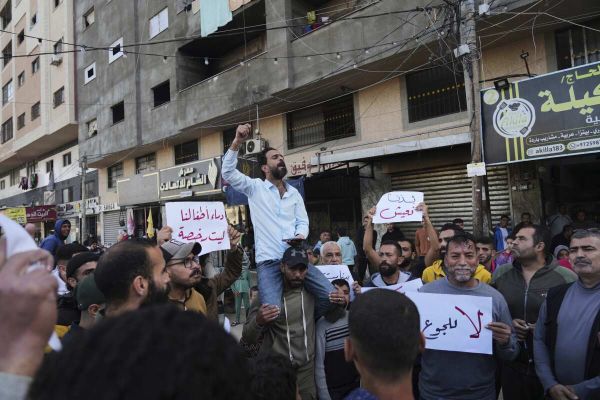 Palestinians protest against Hamas in rare public show of dissent in Gaza