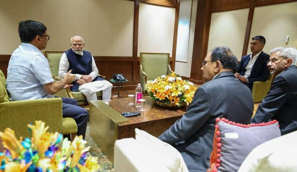 Pahalgam terror attack: PM Modi holds meeting with NSA, foreign minister at Delhi airport