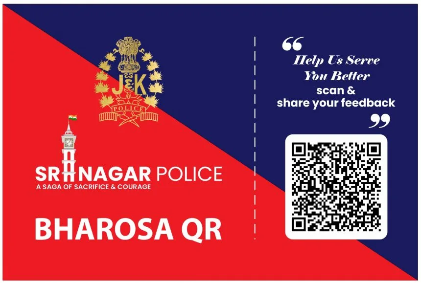 Police launch QR code-based feedback system in Srinagar