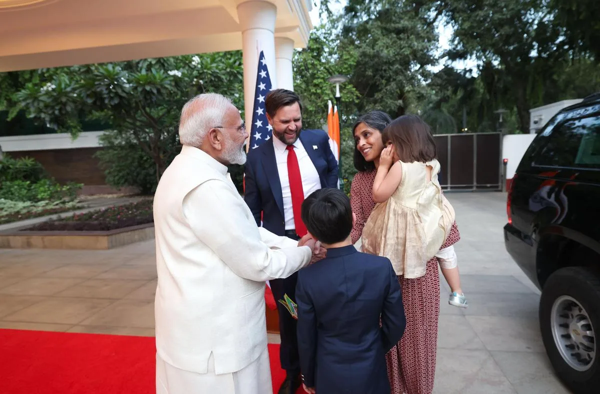 US Vice President Vance, his family begin 4-day India visit