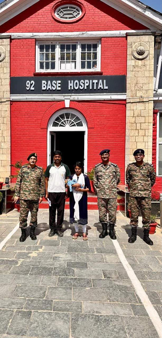 Premature baby born at 26 weeks defies all odds at 92 Base Hospital, Srinagar