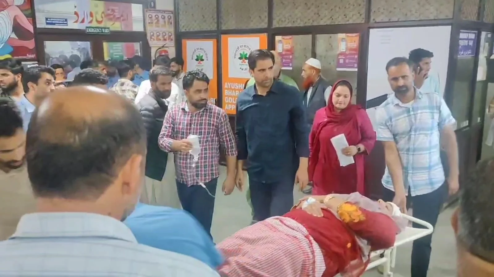 22 injured in wall collapse during marriage function in Rajouri