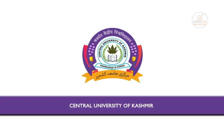 CUKashmir extends application deadline for faculty positions