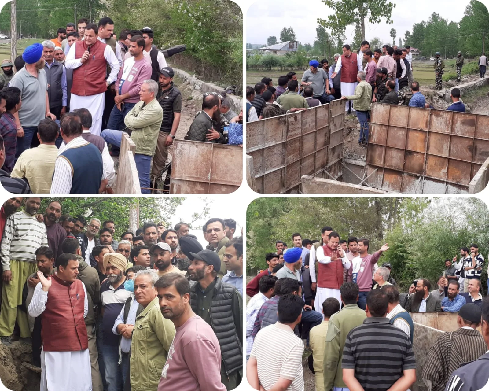 Javid Dar conducts extensive tour of Rafiabad, Zaingair