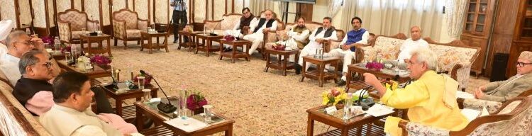 LG meets political leaders to discuss preparations for Amarnath Yatra