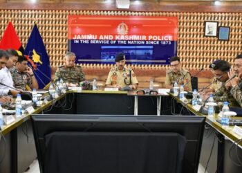 DGP chairs security review meeting at PCR Kashmir