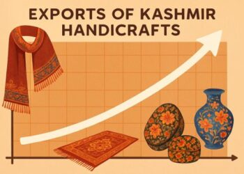  Handmade products’ exports from Kashmir cross Rs 300 crore-mark in April-June quarter