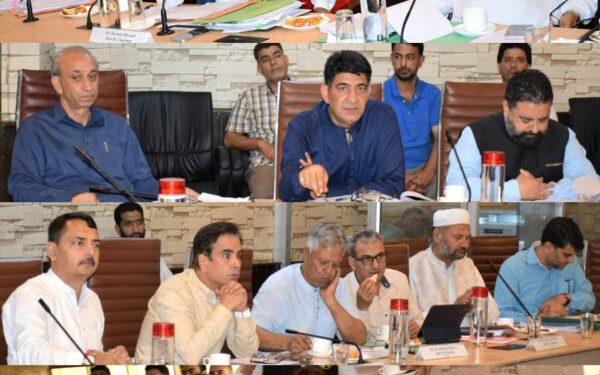 House Committee on JJM holds 4th meet at Srinagar