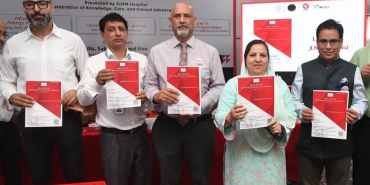 JLNM Hospital Srinagar celebrates ‘triple milestone’; launches quarterly journal