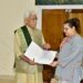 LG hands over job assurance letter to daughter of ADDC Rajouri, Dr. Raj Kumar Thapa