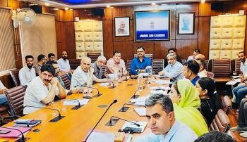 Javed Rana, Javid Dar review irrigation scenario in JK