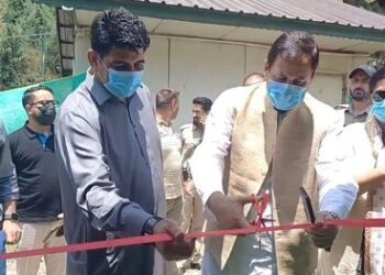 Javid Dar visits Nunwan base camp, inaugurates Waste Management facility