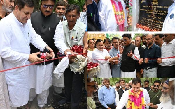 Javid Dar launches road projects to boost rural infrastructure in Baramulla
