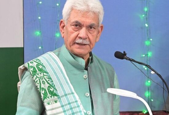 Completing 5 years, LG Sinha satisfied to have made breakthrough on his “4 P agenda”