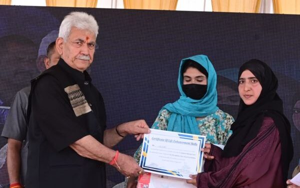 Women-led development key to peace, prosperity in J&K: LG Sinha