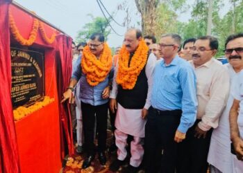 Rana lays foundation stone for ₹594 cr WSS Samba under AMRUT