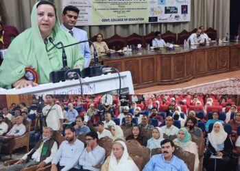 Drug-free J&K imperative for well-being of future generations: Sakeena Itoo